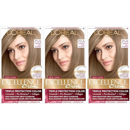 Miniatura 56 de L'Oreal Paris Excellence Triple Protection - Coloración permanente para el cabello, marrón oscuro [4] 1 unidad (paquete de 10 unidades)