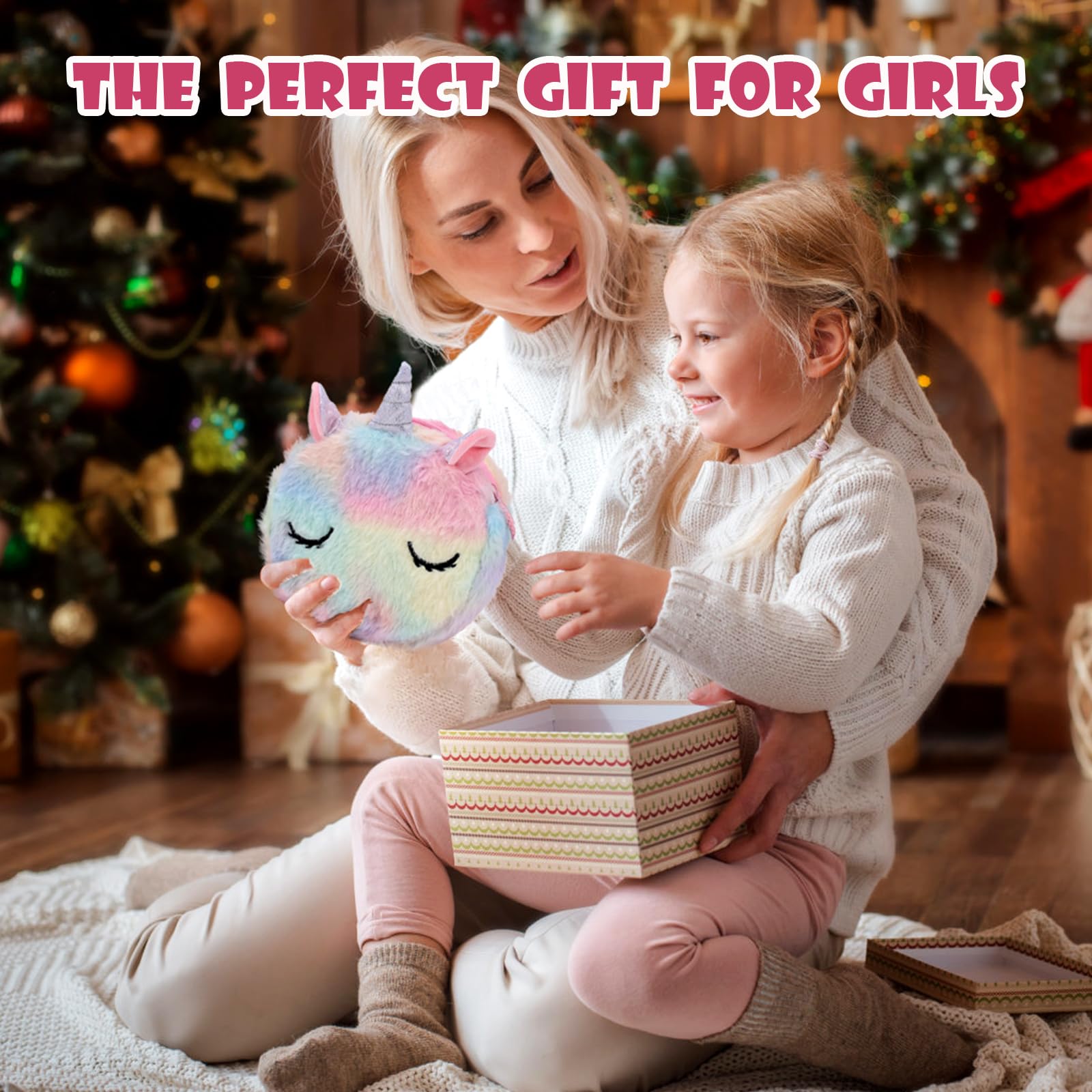 Maquillaje para Niñas, Anpro Kit de Maquillaje Niñas, Juego de Maquillaje para Niños Maquillaje Lavable y Seguro para Niñas, Juguete de Maquillajepara cumpleaños 3 4 5 6 7 8 9 10 Años — view 8