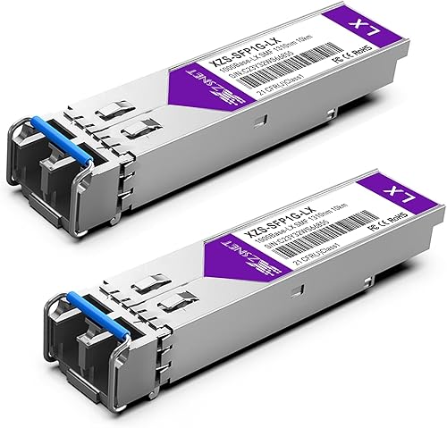 Vista 19 de Transceptor SFP+ 10GBASE-T, 1.25/2.5/5/10G SFP+ a RJ45, módulo SFP+ de cobre de 10 Gb a Ethernet compatible con Cisco SFP-10G-T-S, Ubiquiti UniFi