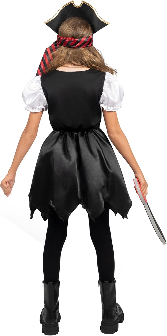 Disfraz de Pirata para Niñas Spooktacular Creations miniatura 4