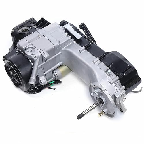 Miniatura 5 de Motor de caja larga GY6 Scooter Motor, 150CC 4-Stroke Kit completo de motor de motor compatible con motor de un solo cilindro Go-Kart, transmisión
