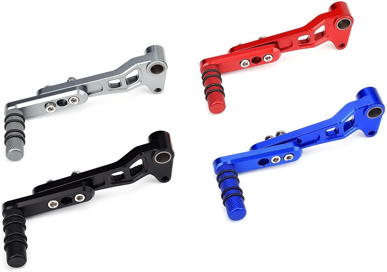 Motorcycle Accessories Shifter Pedal Toe Pegs Left Gear Shift Lever (for Suzuki Vehicle) DS250SX V-Strom 250 SX GIXXER SF 250 150 DL250 GW250 GSX250R (Gray)