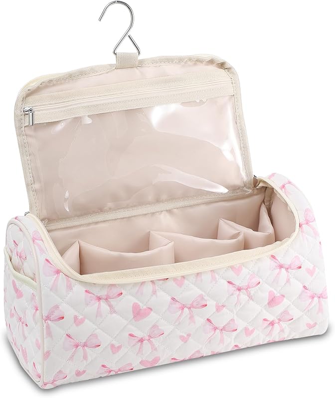 Estojo de viagem YATFRIK acolchoado para ferramentas de cabelo com gancho, 32,00 x 16,51 x 16,51 cm