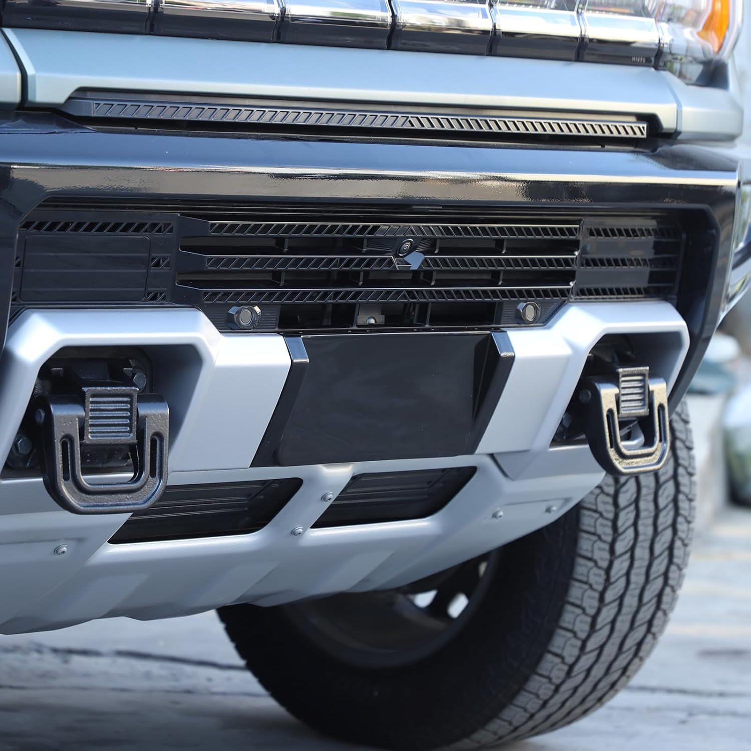 License Plate Frame Cover Compatible with Hummer EV 2022 2023 2024 2025 2026 Accessories SUV/SUT ABS Front Bumper Bracket Holder OE?85580669