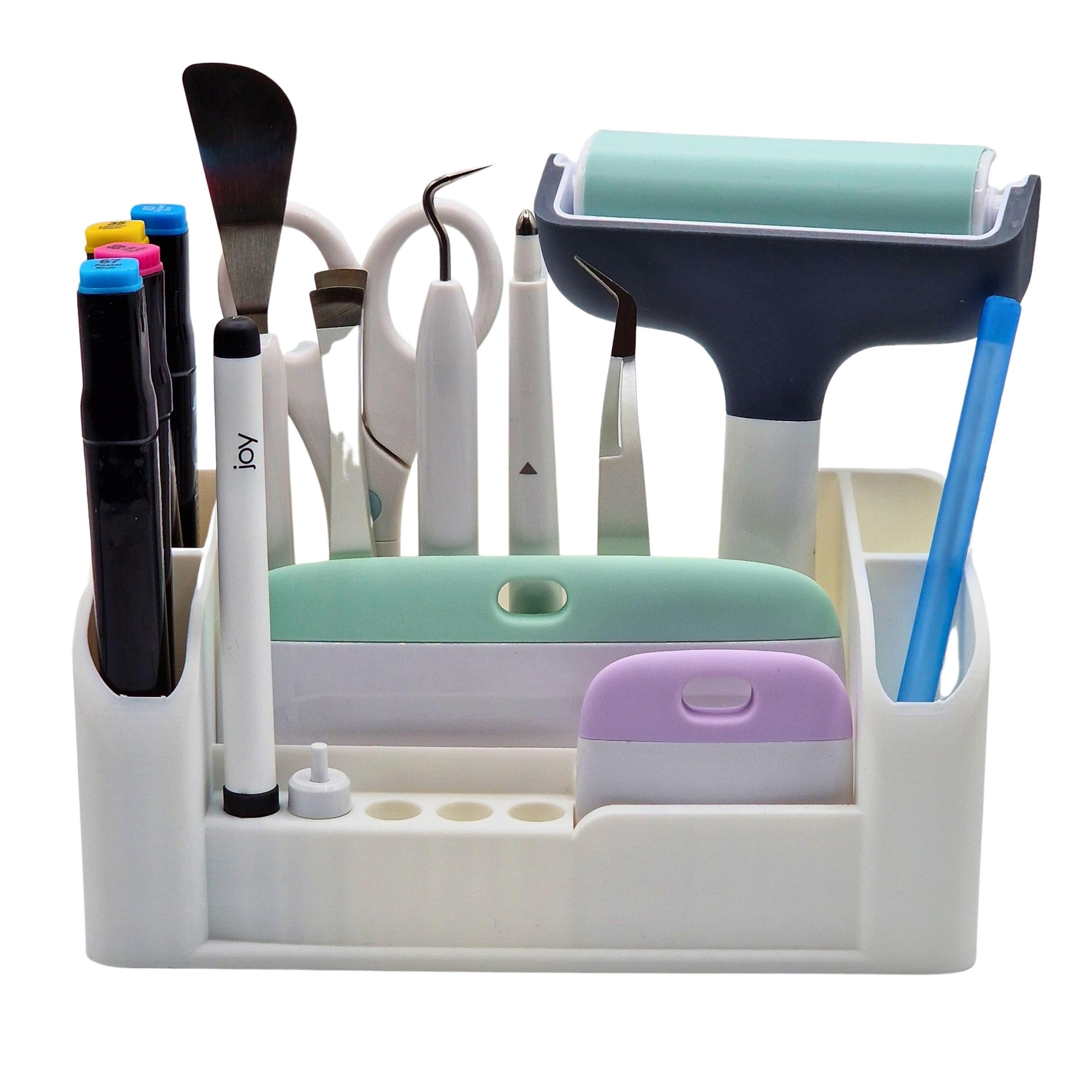 Kit di accessori per Cricut Joy/Maker – Organizer compatto Scrapbooking Feltri, Strumenti e Vinile