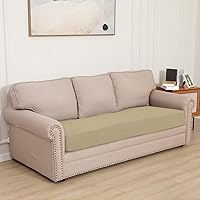 Vista 302 de Easy-Going Fundas Elásticas de 3 Piezas para Cojines de Sofá para Sofá Seccional Izquierdo/Derecho en Forma de L Chaise Lounge Funda de Asiento