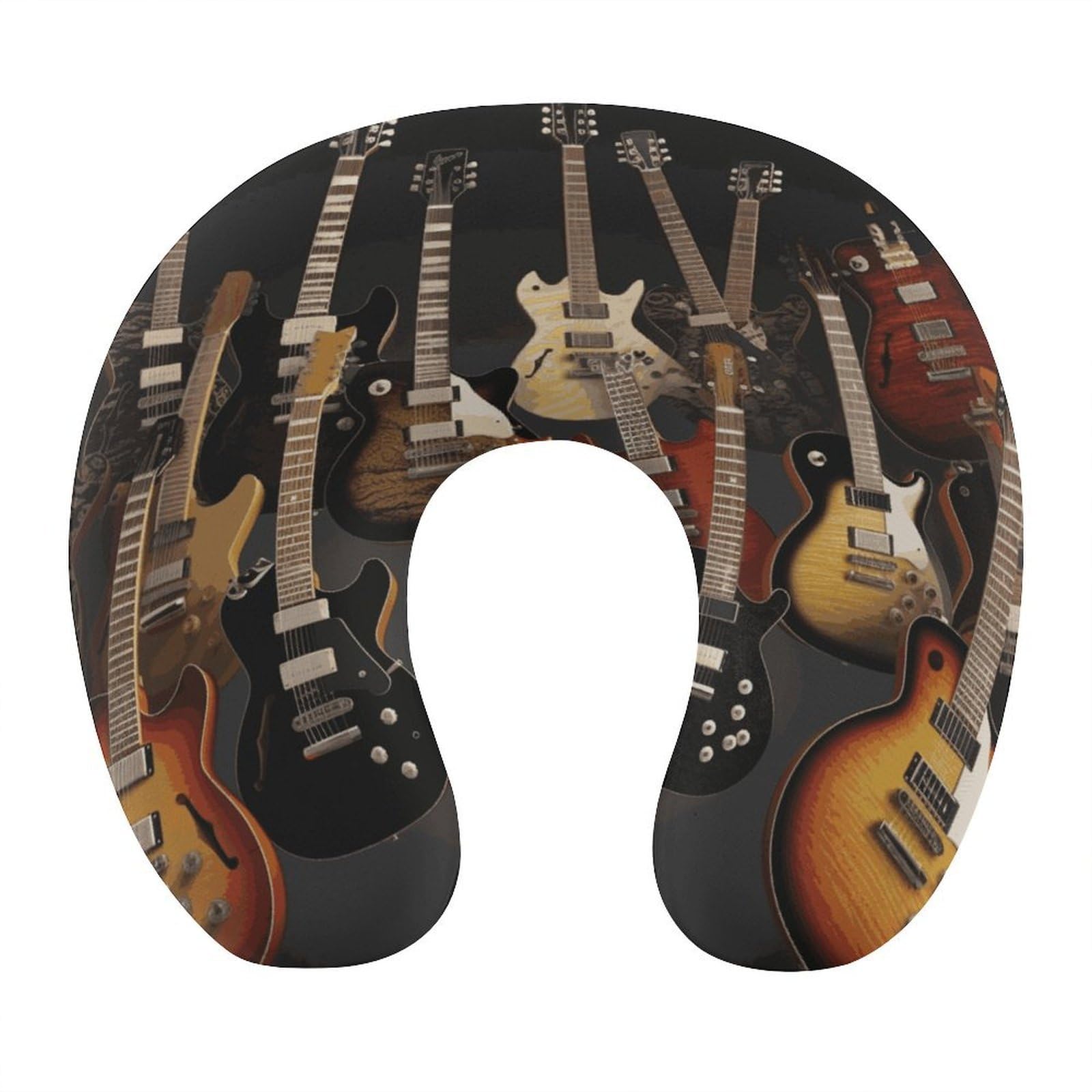 Btcowzrv Style Guitars U Shaped Neck Pillow Travel Pillows