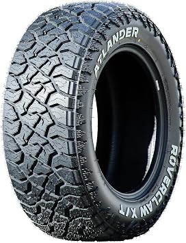 Atlander Roverclaw X/T All-Terrain Mud Off-Road Light Truck Radial Tire-35X12.50R17LT 35X12.50X17 35X12.50-17 125Q Load Range E LRE 10-Ply RWL Raised White Letters