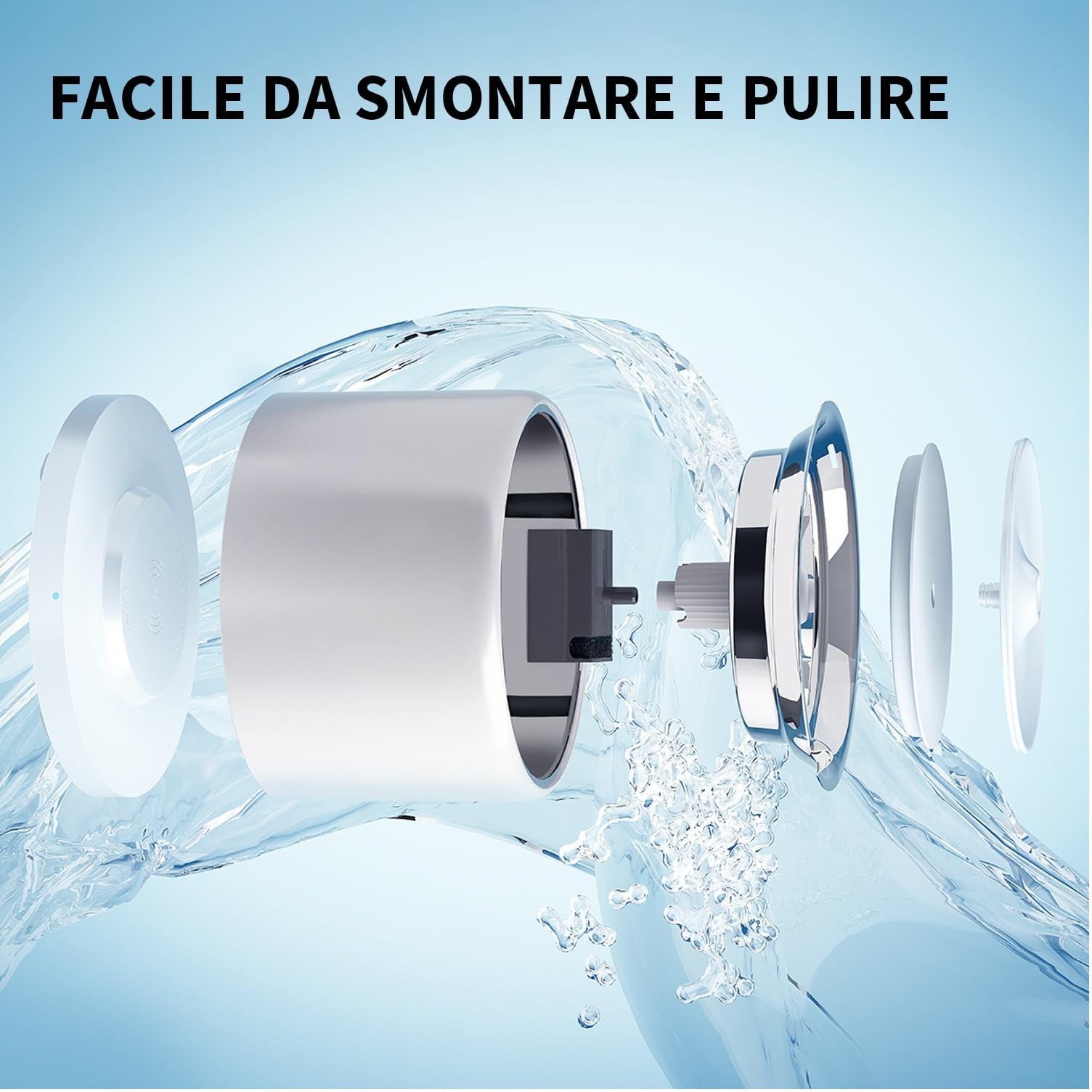 PETKIT Pompa dell'acqua Senza Fili, Fontana Intelligente per Gatti e Cani, Rivestimento in Acciaio Inossidabile, non Facile da Nascondere Batteri