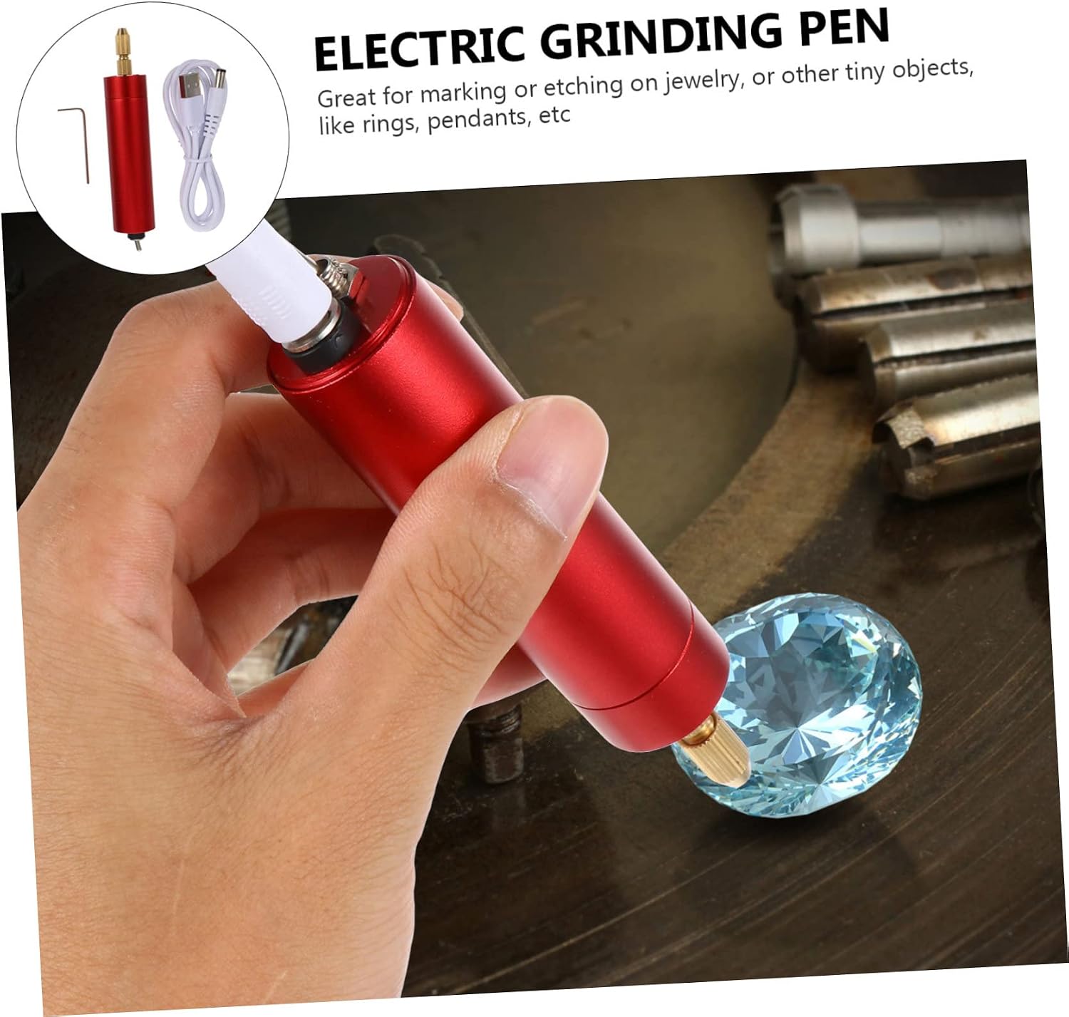 DOITOOL 2sets Usb Electric Engraver Pen for Wood and More Mini Portable Engraving Tool Control for Intricate Designs and Personalization