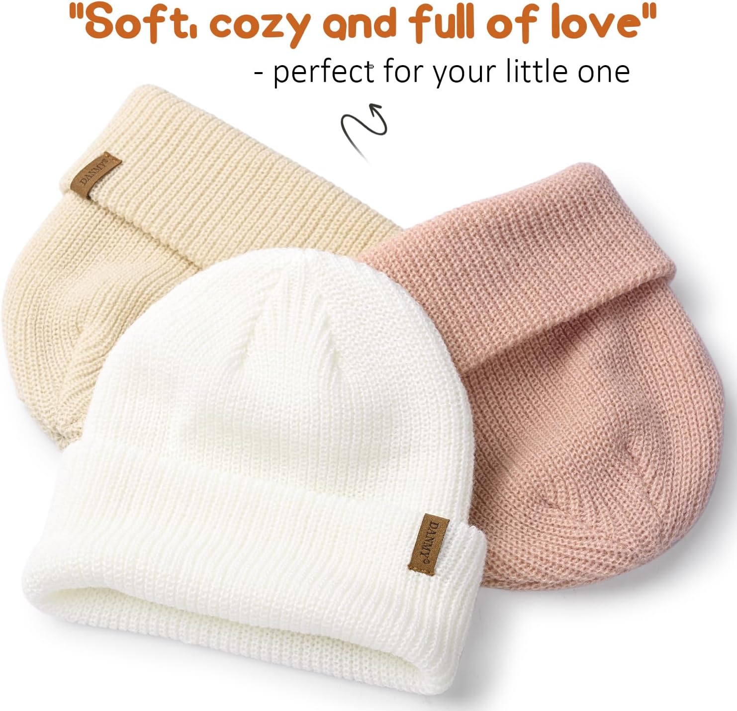 Infant Toddler Beanie Kint Hat Baby Boys Girls Beanies Kids Winter Hats Knit Children Warm Hat Caps - Image 3