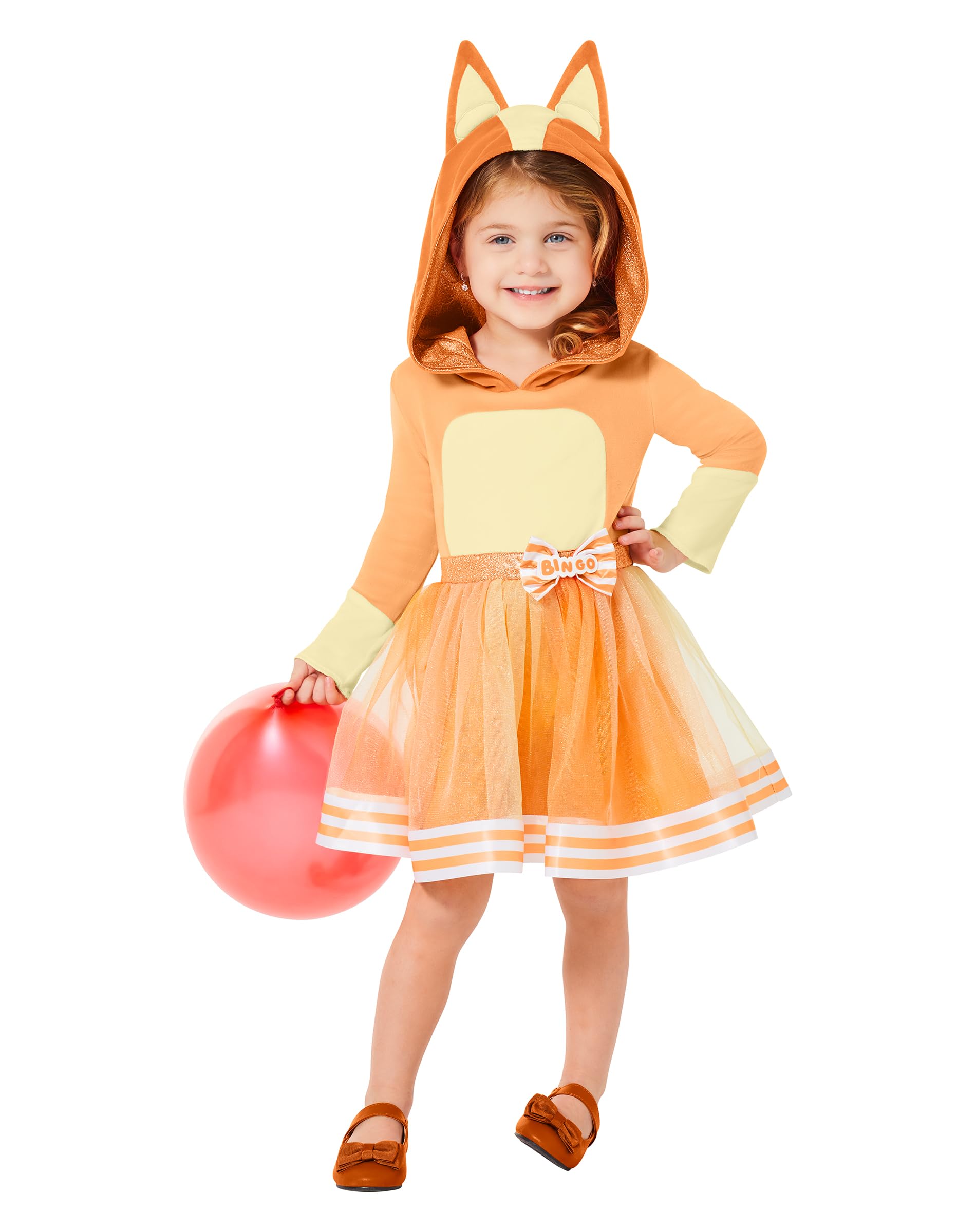 Spirit Halloween Bluey Toddler Girls Bingo Costume | Officially Licensed | Easy Costumes