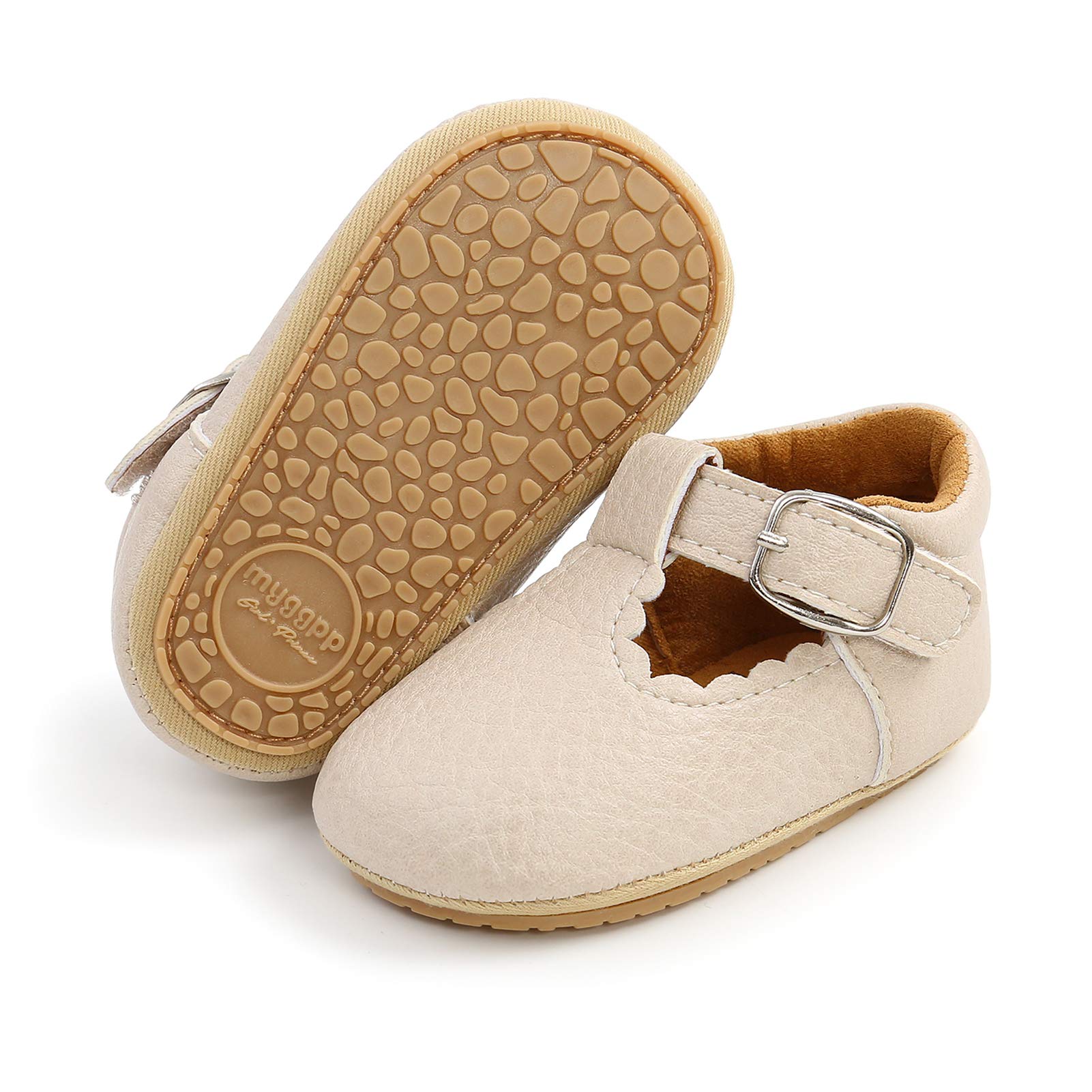 RVROVIC Neonata Mocassini Principessa Mary Jane Abiti piatti Scarpe Premium Leggero Morbido Sole Presepe Scarpe Bambino Scarpe