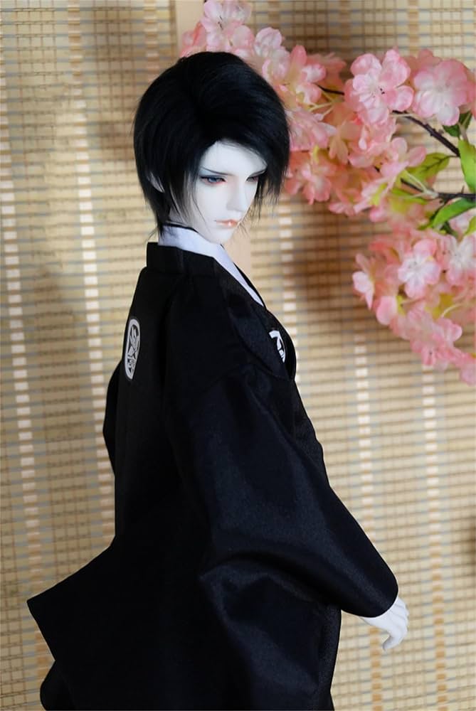 5040999 日本人形￼若武者 元服 侍 羽織袴 りりしい少年 立ち姿 5040999 五月人形￼若武者 元服 侍 羽織袴 りりしい少年 立ち姿