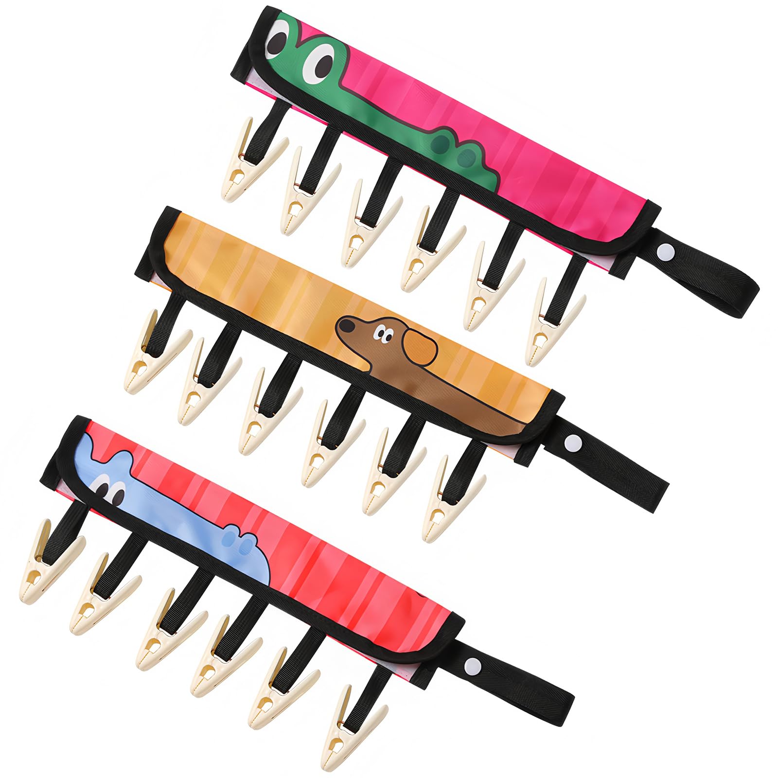 TamBee Travel Hanger Clips, Cruise Ship Essentials Portable Folding Clothes Hanger Clips Towel Drying Rack Sock Dock Swimsuit Drying Rack Hanger with