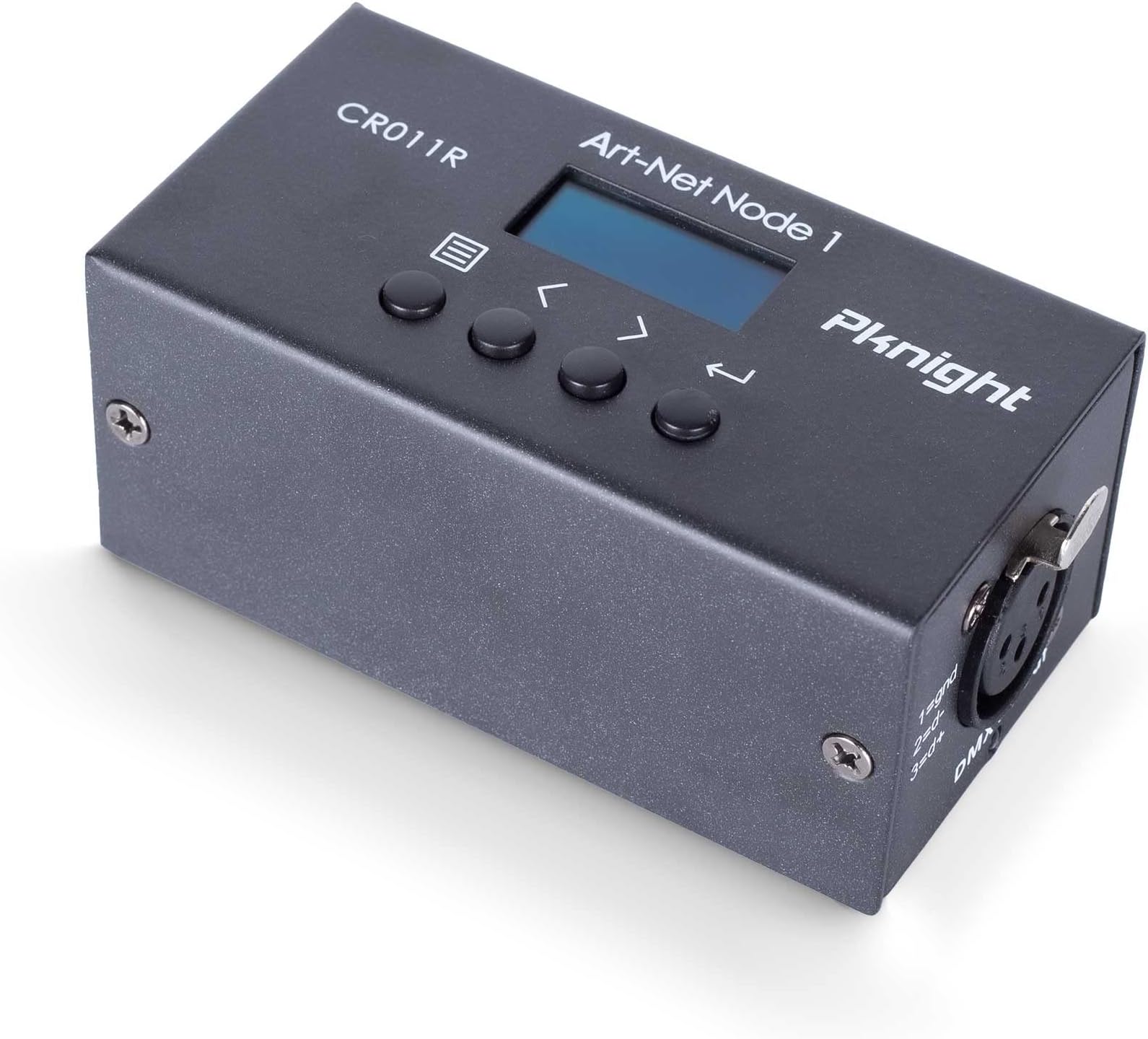 ArtNet DMX Ethernet Lighting Controller Interface, 3-Pin XLR, 1-Universe Bi-directional Art-Net to DMX512 Node (No RDM)