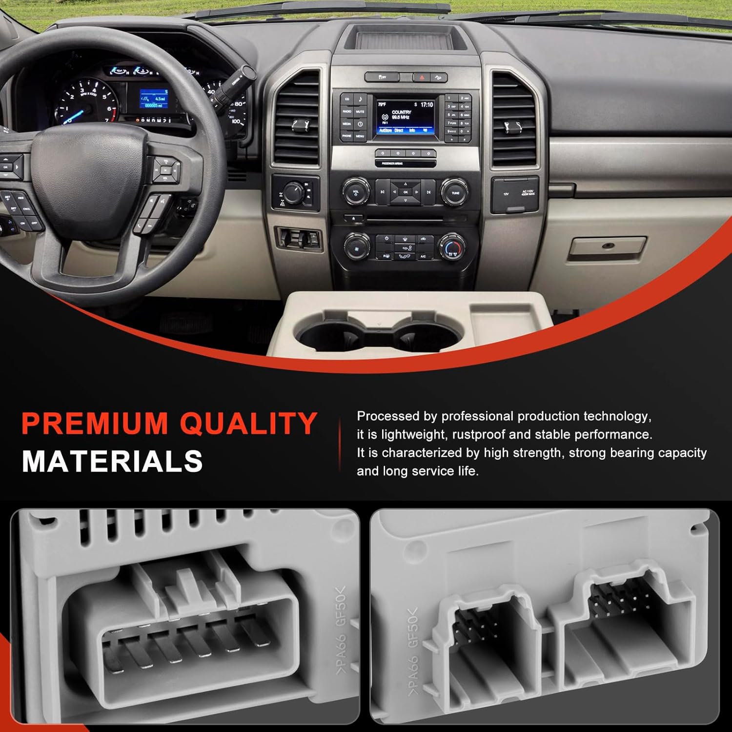 601-704 Seat Heater Control Module w/Pigtail Kit Compatible with Ford Edge Explorer F150 F250 F350 F450 F550 Super Duty Lincoln MKS MKZ MKT, Replace BU5Z14C724A