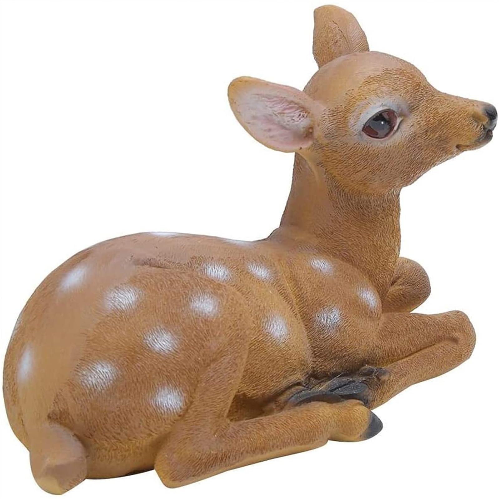 Arte per esterni Statue di cervi da giardino 2 pezzi Sika seduto statua cervo scultura modello animale arte artigianale Decorazioni per il giardino anteriore