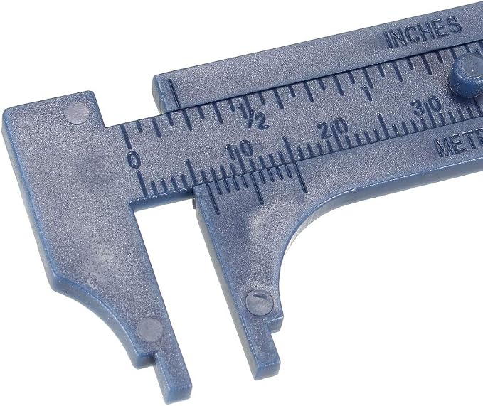 Calibrador Vernier de Plástico 10 cm miniatura 3