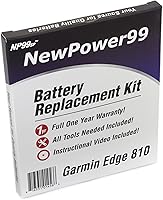 Vista 1 de NP99sp NewPower99 Kit de repuesto de batería para Garmin Edge 810 con herramientas, instrucciones en video, batería de larga duración