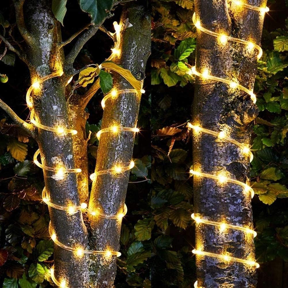 66Ft Rope Lights for Outside, Connectable LED Waterproof Rope Light, Rope Lights Outdoor Indoor, Rope Lighting for Patio, Pool and Christmas Tree Decorations