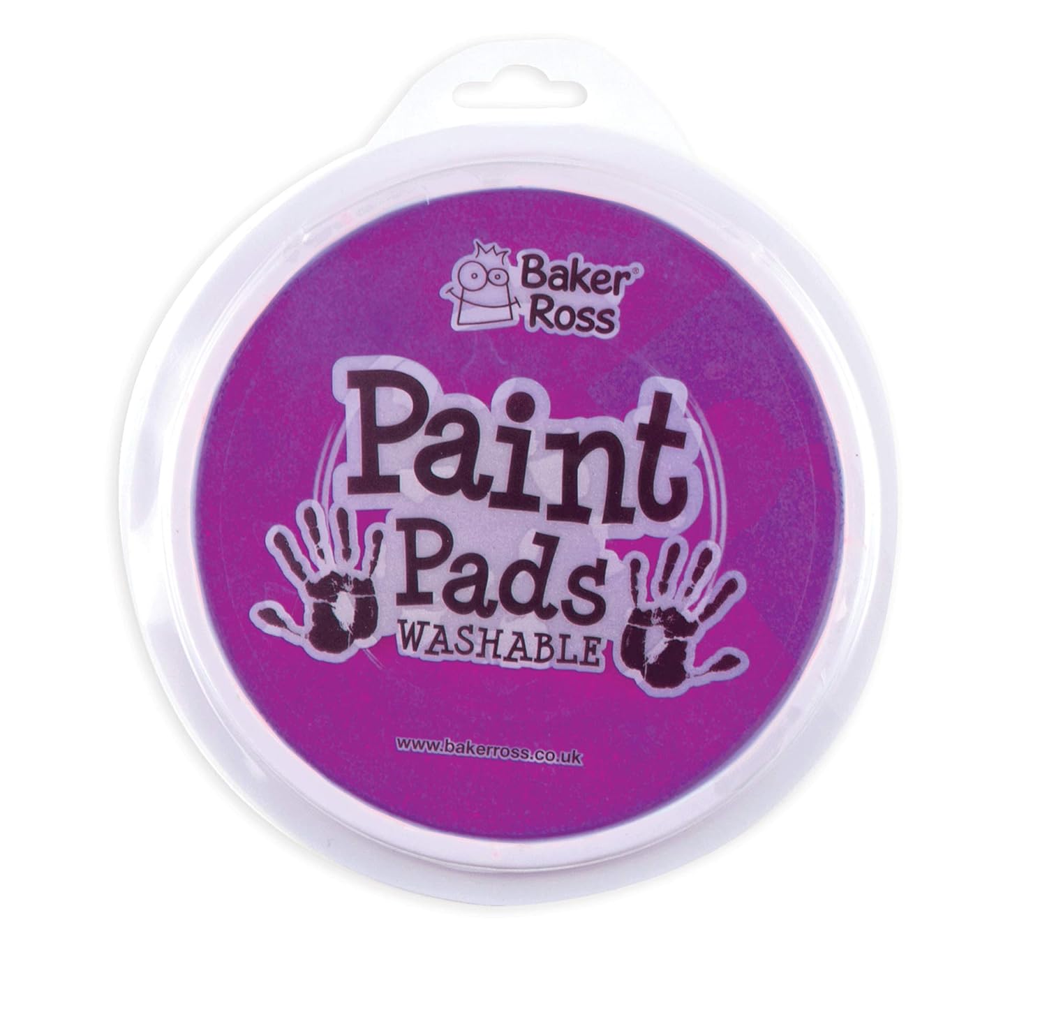 Baker Ross EV944 Purple Giant Paint Pad Pack of 1, for Kids Finger