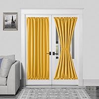 Vista 149 de Cortinas Dwcn para puerta, con bolsillo para barra Blanco grisáceo