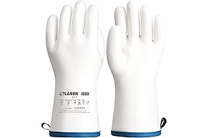 LANON Liquid Silicone Gloves, Heat Resistant Oven Gloves with Fingers