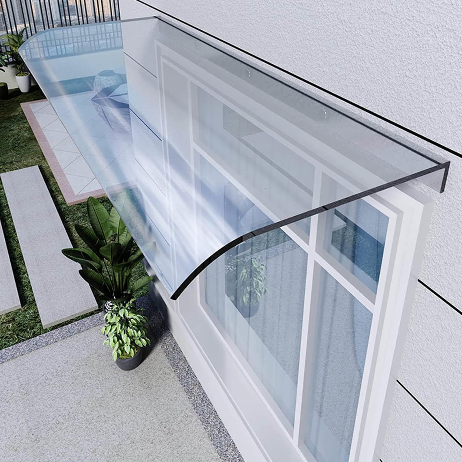 Auvent pour terrasse et événements extérieurs en polycarbonate facile à installer