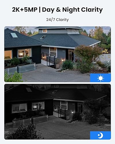 Miniatura 2 de Cámara solar WiFi de seguridad para exteriores 100 sin cables funciona con pilas 1080p conversación de 2 vías visión nocturna detección de