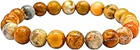 Vista 273 de Amazing Gemstone Pulsera de cristal para mujeres y hombres, pulsera de cristal curativo de protección, pulsera elástica con cuentas de piedras