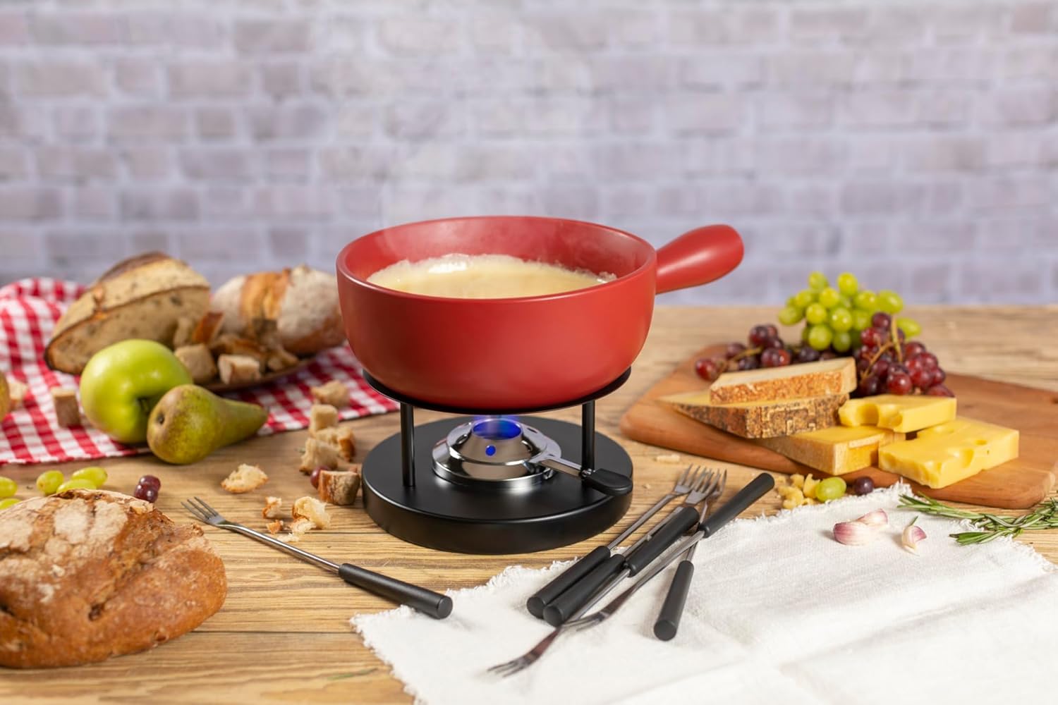 KUHN RIKON 32318 Cheese Fondue Clay