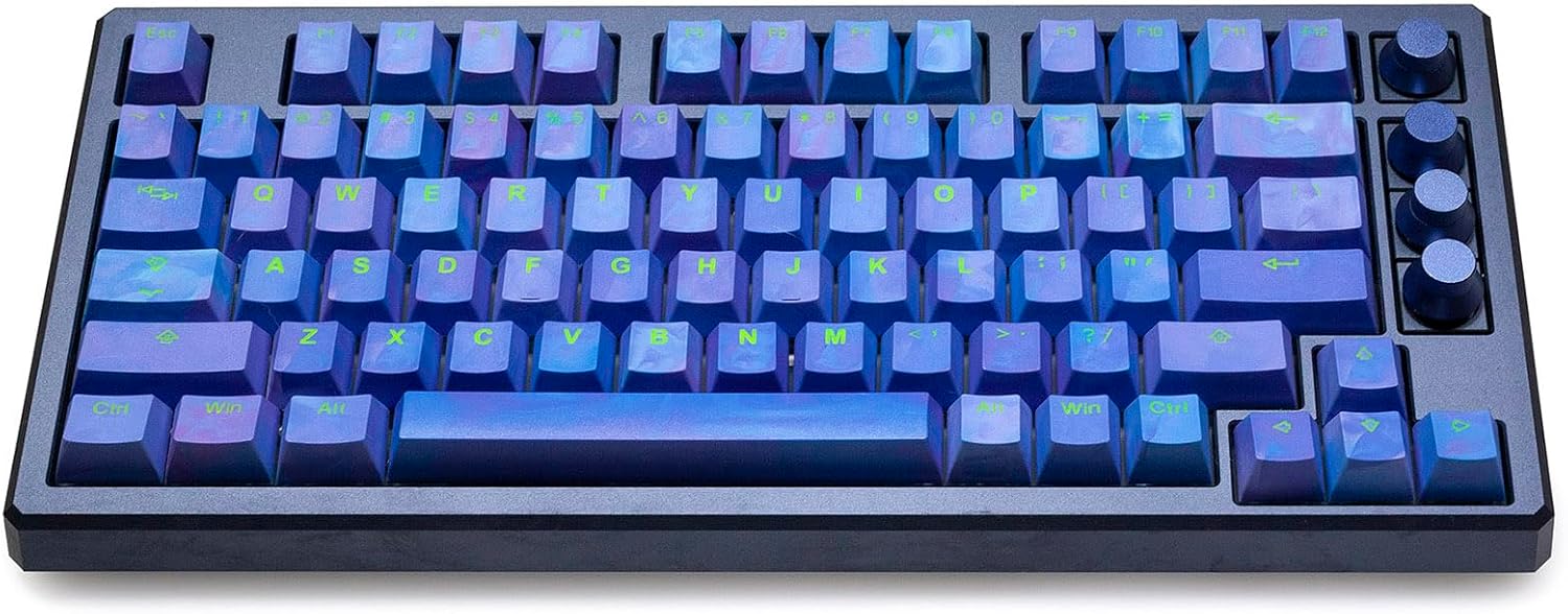 KPREPUBLIC 【Random Colorway】 Taihao Avatar Keycap ABS Doubleshot keycaps for DIY Gaming MX Mechanical Keyboard OEM All in One (TH Avatar Keycap x1)