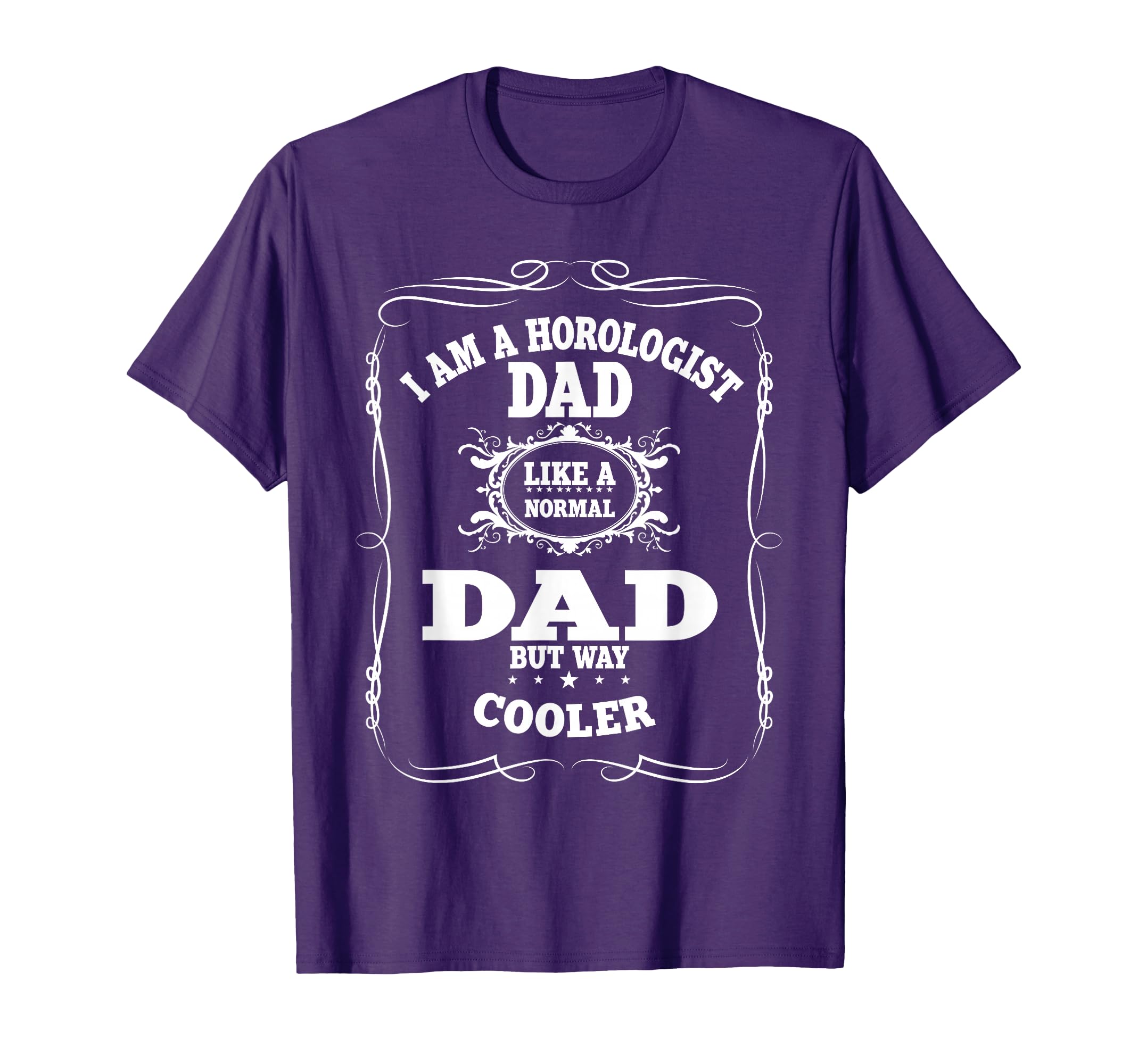 Funny Horologist Dad Love Horology Father's Day Watchmaking T-Shirt