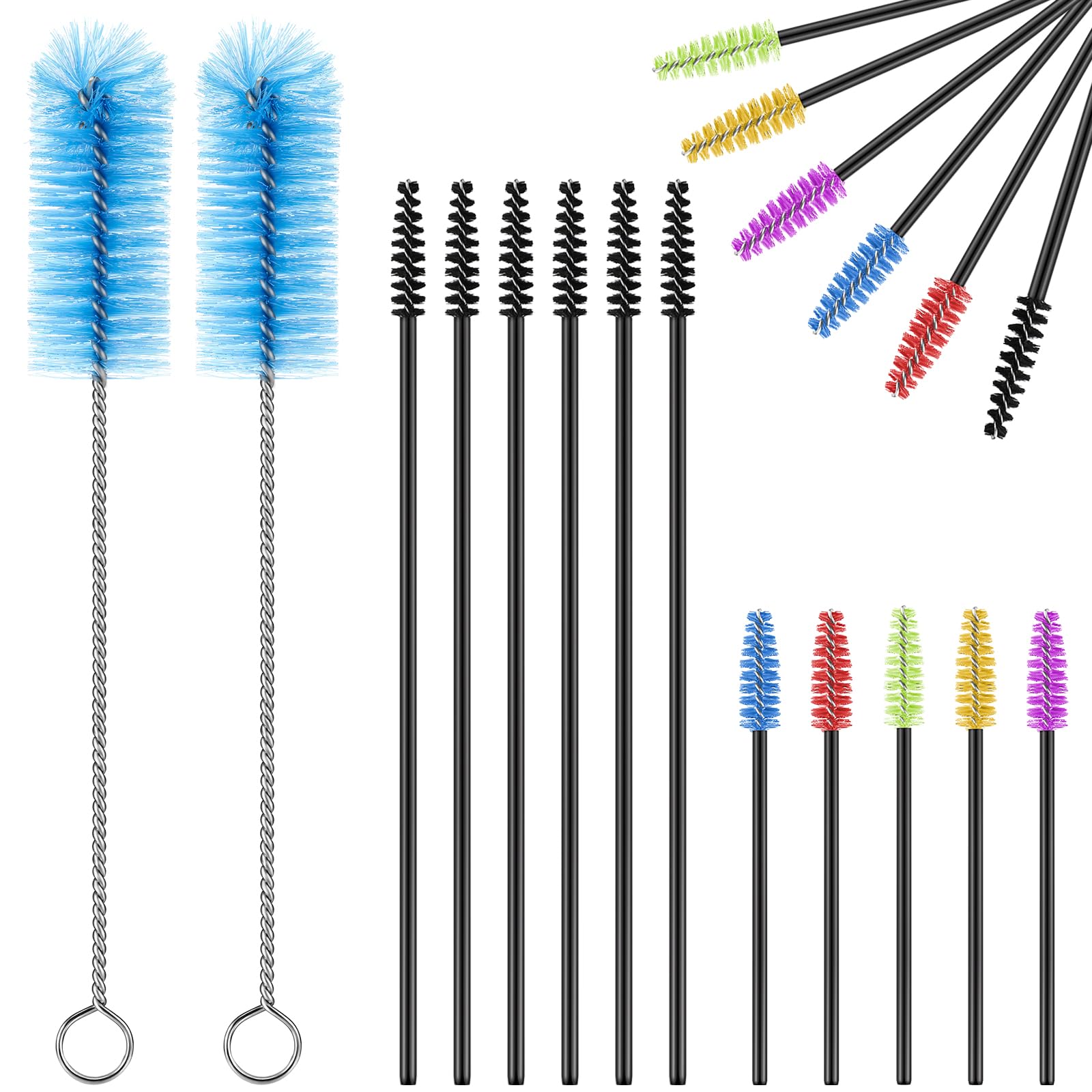 Mangeoire à colibris brosse de nettoyage pour éliminer les résidus de tubes et bocaux