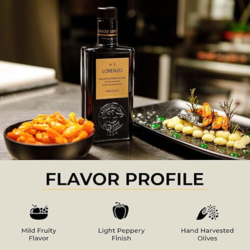Miniatura 3 de Barbera Lorenzo #3 Aceite de oliva virgen extra orgánico DOP Val di Mazara, frutal, aceite de oliva siciliano auténtico extraído en frío, aceite de