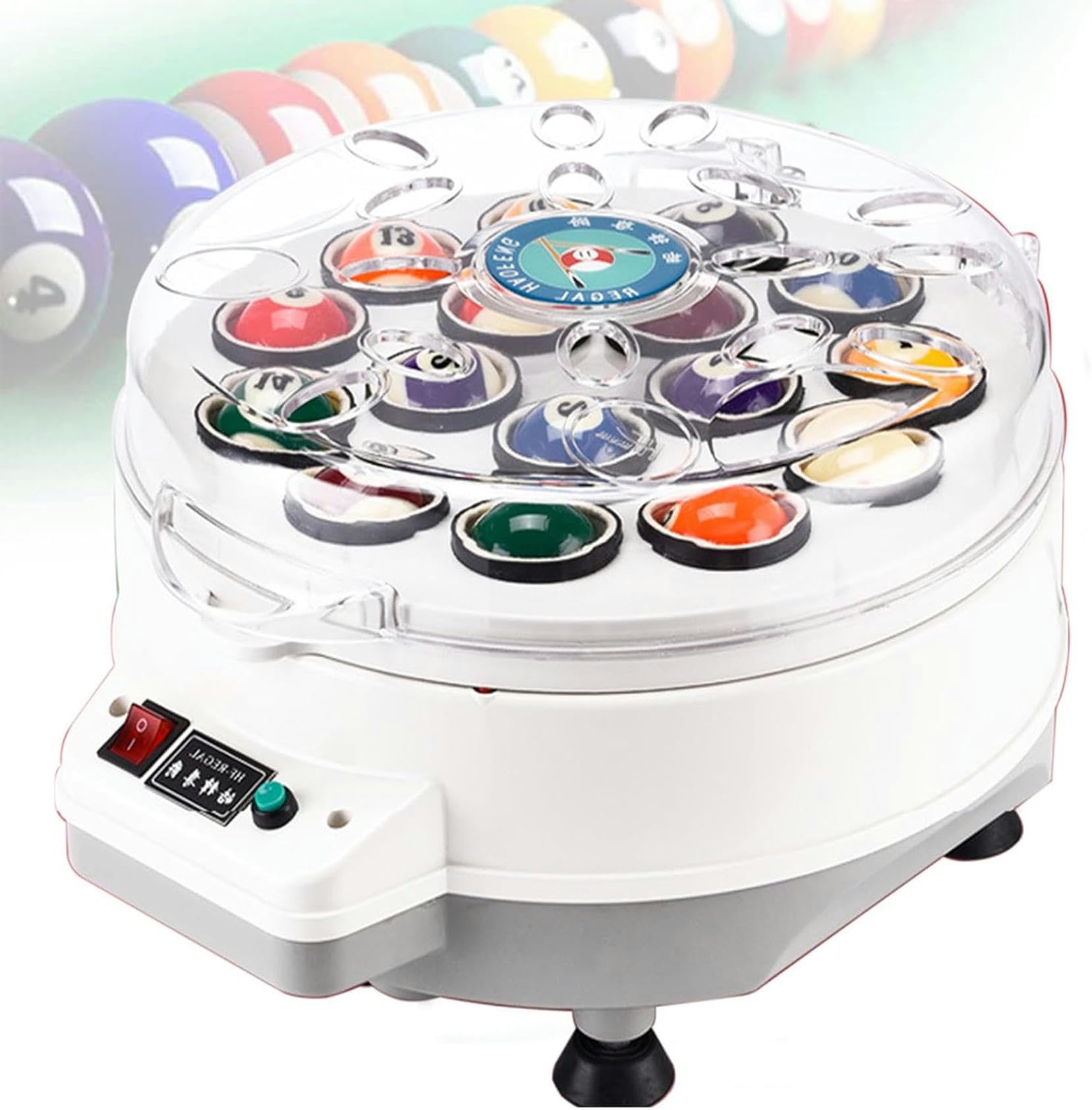 Máquina de limpieza de billar para mantener tus bolas de pool brillantes y listas para jugar
