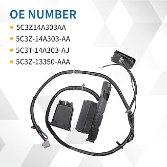 in-Dash Auxiliary Upfitter Switch Panel Kit Compatible with Ford F250 F350 2005 2006 2007 Replace 5C3Z-14A303-AA