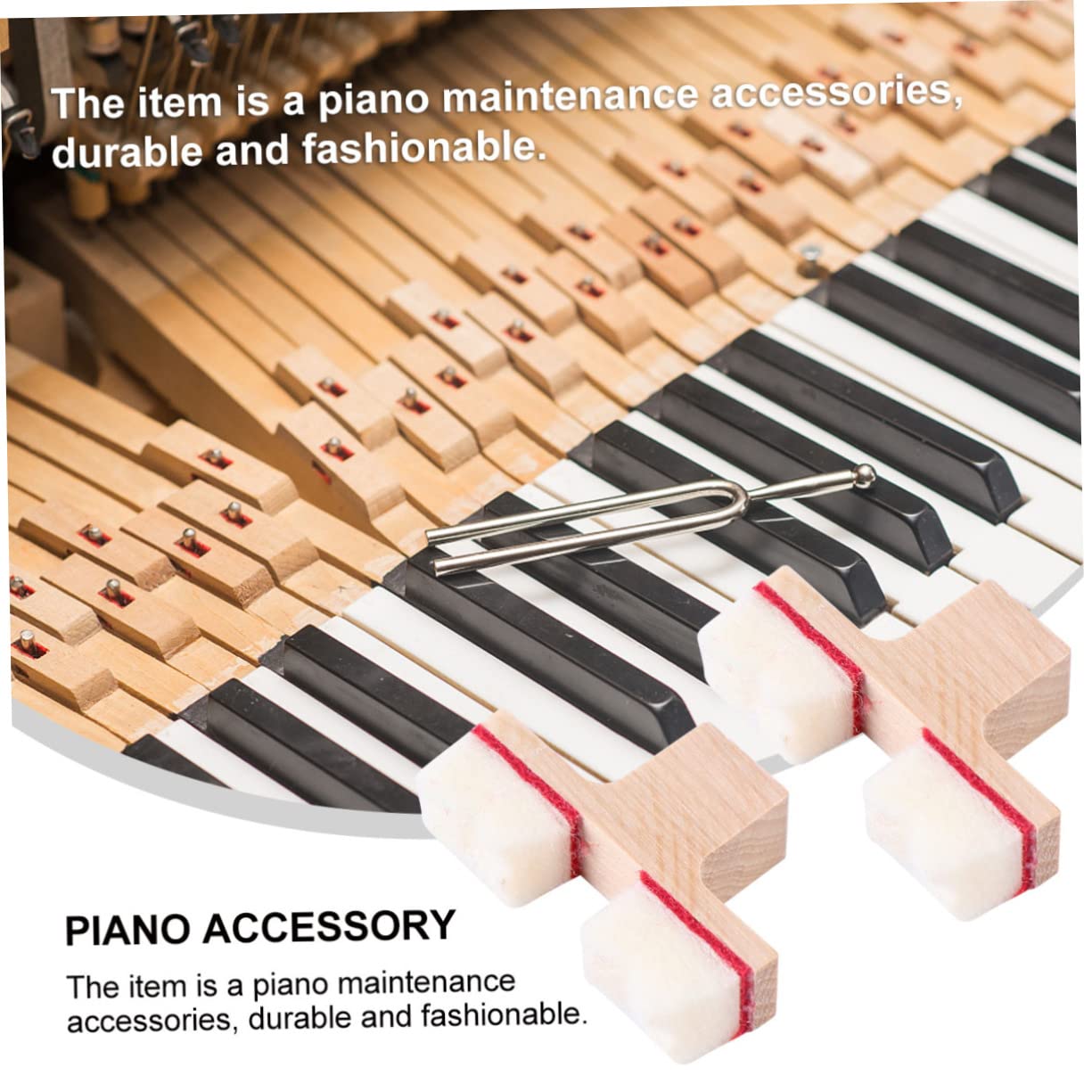 Set In Feltro Testa Ammortizzatore Alto Per Pianoforti Verticali - Foto 11