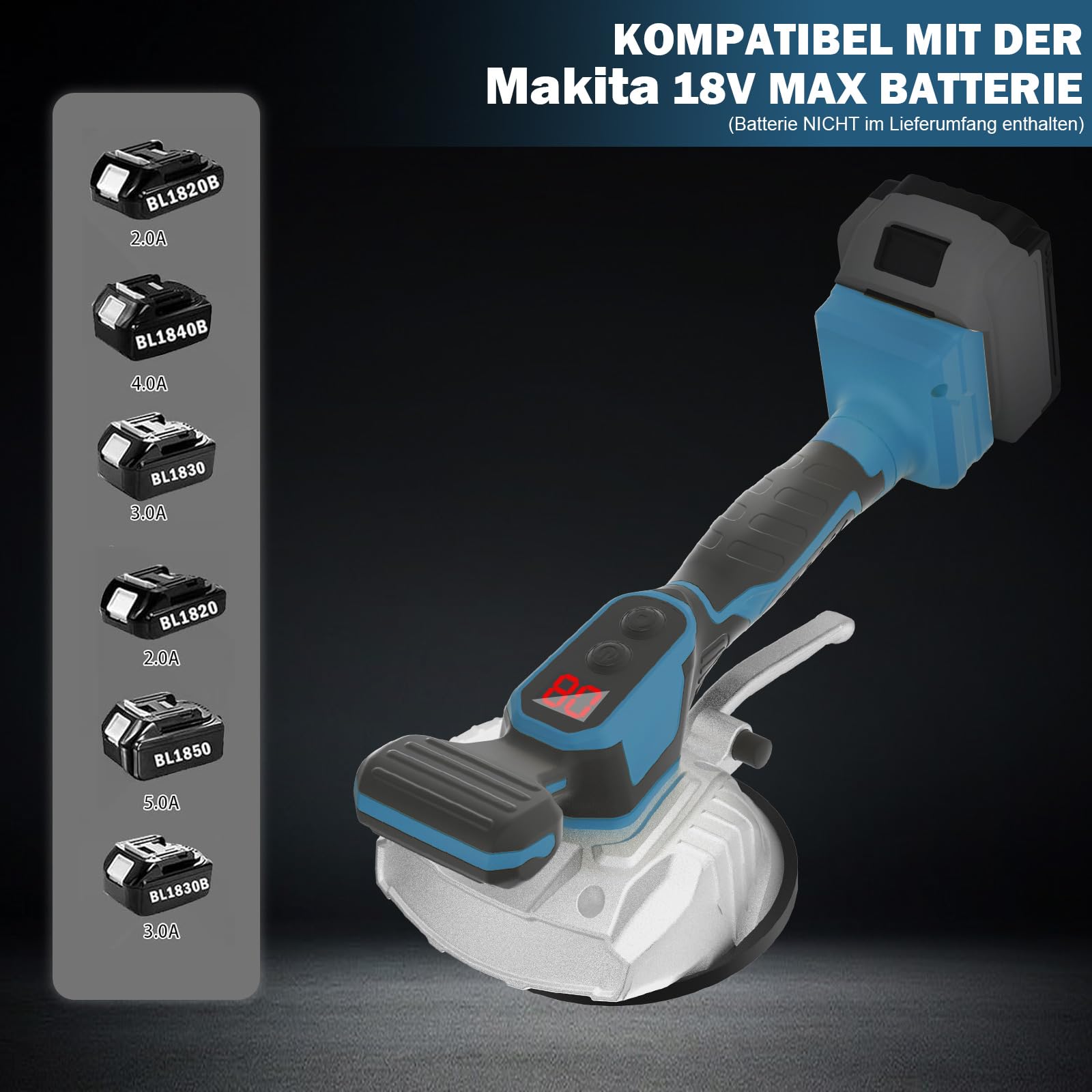 Fliesenrüttler Mit Akku Ricyea Fliesenrüttler Mit Produktbild-Vorschau 2