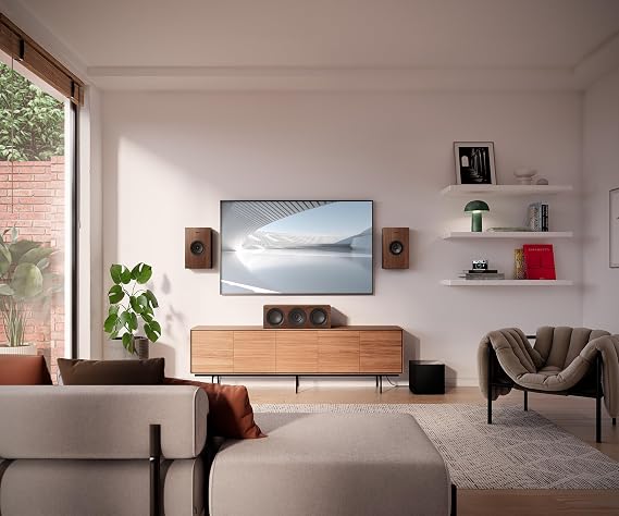 KEF Q4 Meta On Wall Black