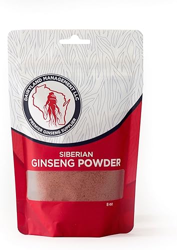 Polvo de ginseng siberiano de 1000 mg 41 extracto de raíz de Eleuthero Suplemento diario sin otros ingredientes añadidos, suplementos de ginseng de