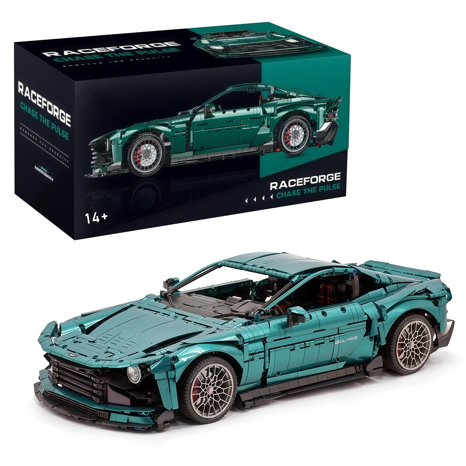 AMV110 Sports Car Building Set, Collectible Model Car Kit, A-10662
