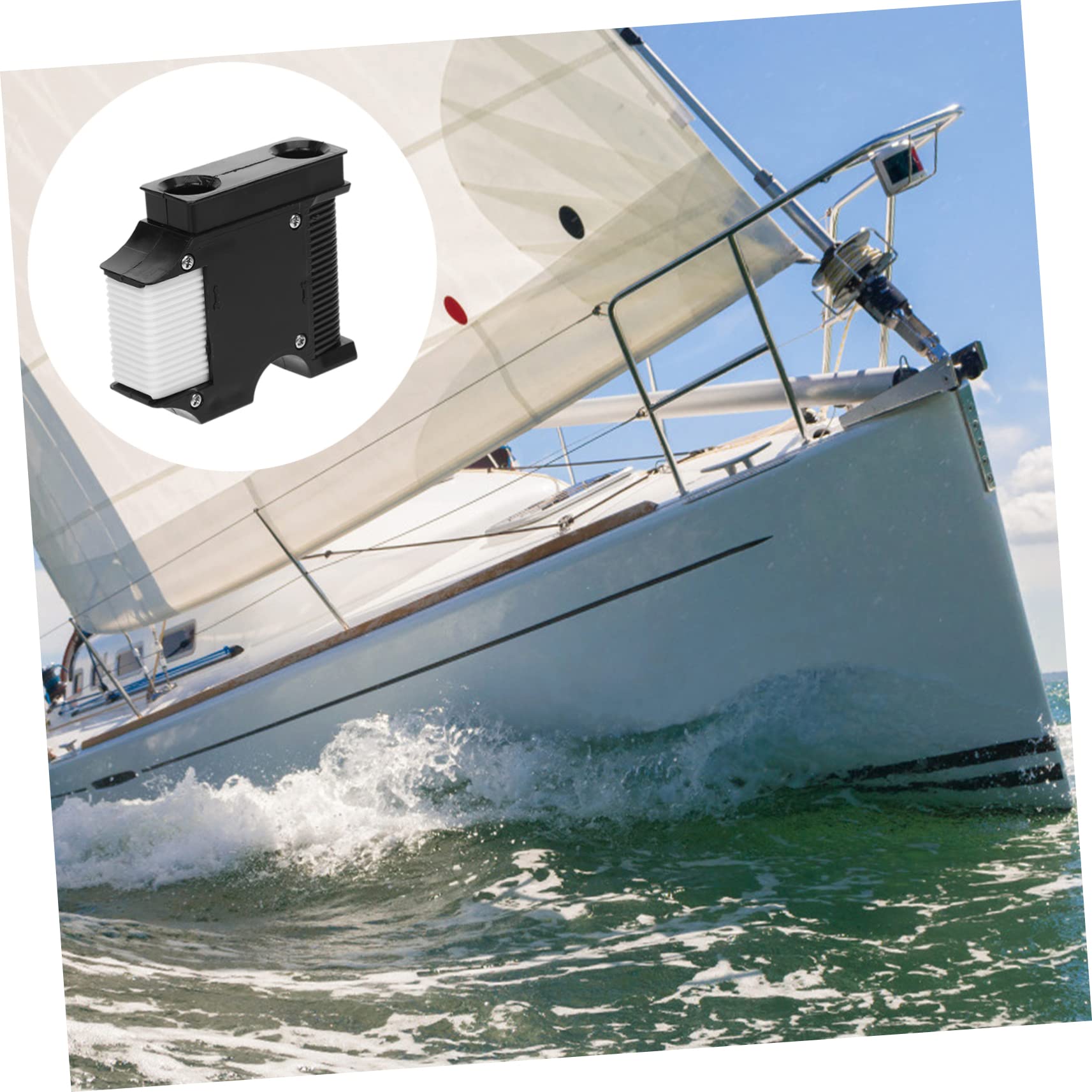 Totority 2Pcs Boat Hooks Fending Hangers Rail Cleat Hooks for Durable Sturdy Boat Supplies for Docking Mooring