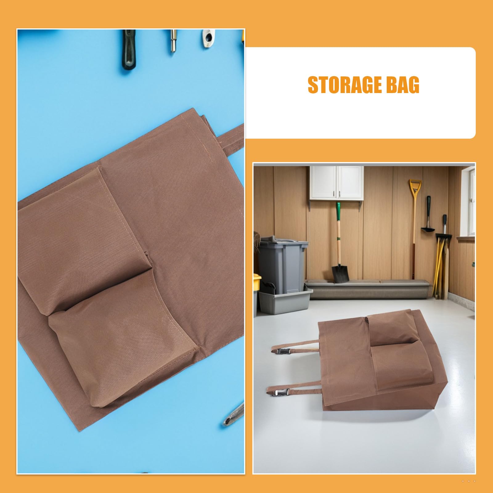 GLEAVI 4 bolsas para carrito de limpieza: organizador para carrito utilitario - Bolsa de repuesto para comercial para clasificar productos de limpieza 17.68x15.72x7.86"