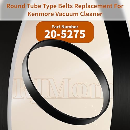 Miniatura 5 de 20-5275 Correas de vacío de repuesto para piezas de vacío Kenmore - Correas planas de vacío para Kenmore 116 piezas (paquete de 3) modelos de vacío