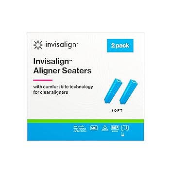 Amazon.com: Invisalign Aligner 座,藍色牙套咀嚼片(2 件裝