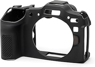 easyCover Silicone Camera Case Protection Compatible with Canon R8 (Black)