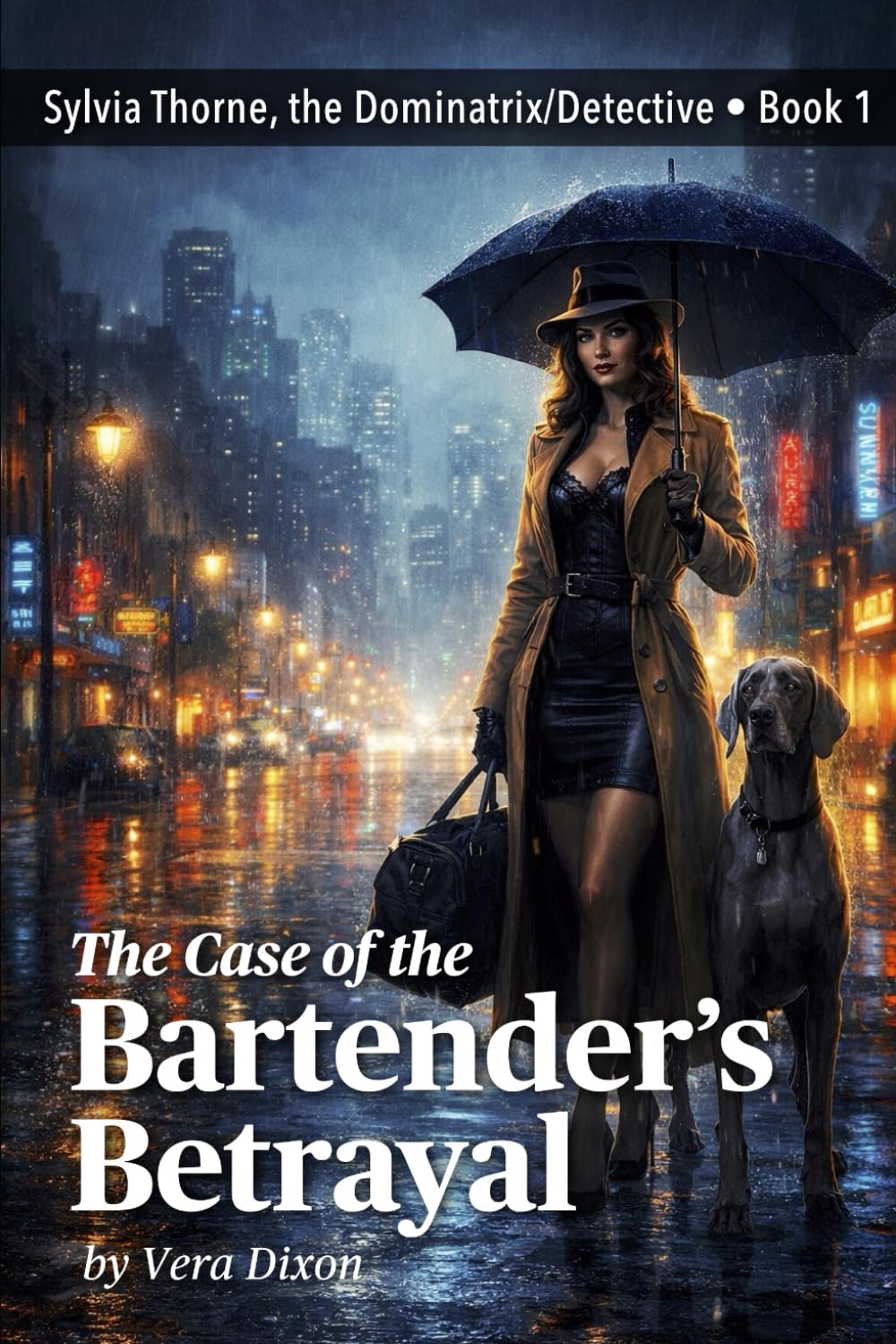 The Case of the Bartender’s Betrayal: A Dark, Steamy Femdom Noir About Obsession, Age-Gap Desire, and a Leather-Clad Detective Delivering Justice Her Way (Sylvia Thorne, the Dominatrix/Detective)
