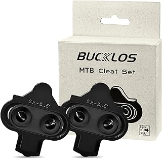 BUCKLOS SPD Cleats BH-51 / BH-56 Compatible with Shimano MTB SPD Pedals for Indoor Cycling and MTB Mountain Bicycle Shoes
